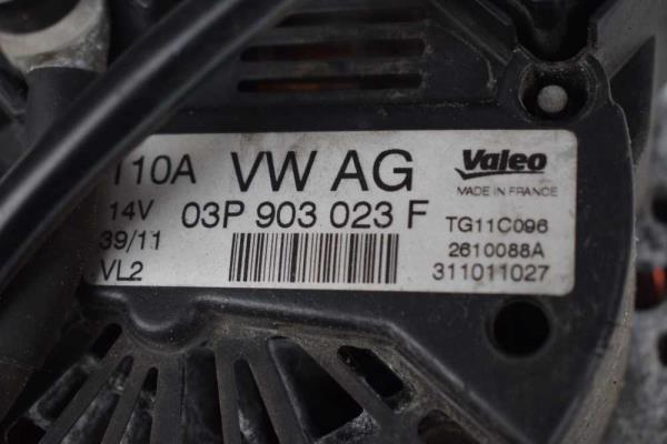 ALTERNATEUR 110AMP VW/AUDI/SEAT/SKODA  1.2TDI - Vue 4